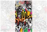 Dovido Tapéta színes graffiti - 147x270