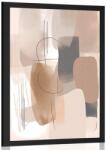 Dovido Poszter absztrakt alakzatok No10 - 20x30 white