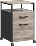 VASAGLE Dulap mobil de birou VASAGLE cu 2 sertare, roti si suport dosare (EZ-OFC077B02)