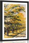 Dovido Poszter paszportuval fák sugárútja - 30x45 no frame