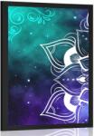Dovido Poszter modern Mandala része keleti mintával - 40x60 black
