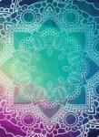 Dovido Öntapadó tapéta pasztell sínű Mandala - 196x270