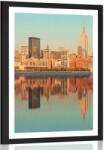 Dovido Poszter paszportuval bájos New York-i tükröződés a vízben - 30x45 no frame