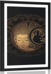 Dovido Poszter paszportuval harmonikus Buddha - 60x90 white