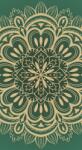 Dovido Tapéta Mandala türkizkék háttéren - 147x270
