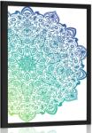 Dovido Poszter kékes zöld Mandala - 20x30 no frame