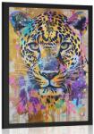 Dovido Poszter leopárd festmény utánzata. - 20x30 white