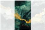 Dovido Tapéta zöld márvány hatású - 147x270