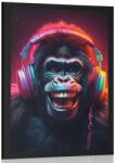 Dovido Poszter gorillával fejhallgatóval. - 30x45 no frame