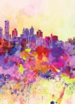 Dovido Tapéta New York akvarell kivitelben - 196x270