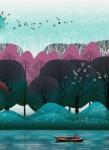 Dovido Öntapadó tapéta a dzsungel modern kivitelben - 196x270