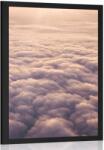 Dovido Poszter paszportuval naplemente repülőből - 40x60 black