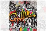 Dovido Öntapadó tapéta színes graffiti - 245x270
