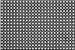 Sersimo Covor de intrare perforat din PVC antiderapant, 60x90 cm, negru (HA-7536) Pres