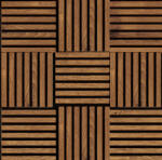 LDA Premium Panou acustic decorativ riflaj MDF LDA Premium Stejar Royal 30x30 cm (LDA-Modul-DabKrolewiecki)