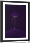 Dovido Poszter paszportuval lila varázsbolygó - 30x45 silver