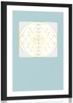 Dovido Poszter paszportuval modern mintával - 30x45 black