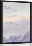 Dovido Poszter madarak repülése a táj feleltt - 60x90 black