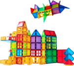 MAGPLAYER Set de constructie magnetic 3D pentru copii, 158 piese, Magplayer (MPL-158)