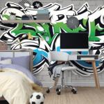 Dovido Öntapadó tapéta modern Street Art felirattal - 147x99
