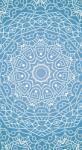 Dovido Tapéta meditáció Mandala kék alapon - 147x270