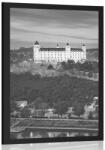Dovido Pozsonyi vár plakátképe fekete-fehérben - 40x60 white