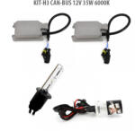 Carguard Kit xenon auto H3 CAN-BUS 12V 35W 6000K Carguard, lumina alba (H3-KIT-CB-6)