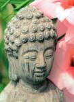 Dovido Öntapadó fotótapéta Buddha szobor a Zen kertben - 196x270