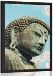 Dovido Poszter Buddha szobor cseresznye fa közelében - 20x30 no frame