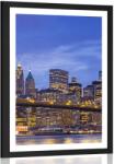 Dovido Poszter kerettel Brooklyn hídja - 60x90 black