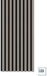 LDA Premium Panou acustic riflaj MDF LDA Premium, gri nisip, 260x40 cm (LDA-Riflaj-Sandgrau)