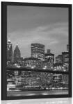 Dovido Poszter híd Brooklynban - 20x30 silver