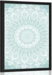 Dovido Poszter a harmónia Mandala része kék háttéren - 20x30 white