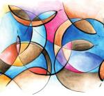 Dovido Tapéta absztrakt alakzatok rajza - 294x270
