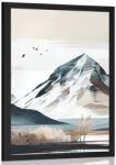 Dovido Poszter festői hegyek skandináv stílusban. - 40x60 no frame