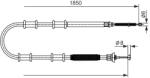 Bosch Cablu, frana de parcare BOSCH 1 987 482 592 (1 987 482 592)