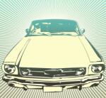 Dovido Tapéta pop art autó - 294x270