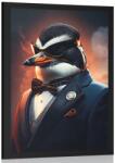 Dovido Poszter állati gengszter pingvin. - 30x45 white