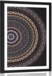 Dovido Poszter paszportuval Mandala nap mintával lila árnyalatban - 40x60 no frame