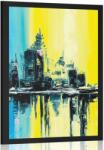 Dovido Poszter város olajfestménye - 30x45 black