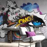 Dovido Fotótapéta - Graffiti eye - 294x270