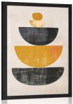 Dovido Poszter japandi stílusos mintával. - 40x60 silver