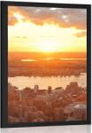Dovido Poszter naplemente New York felett - 60x90 silver