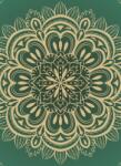 Dovido Tapéta Mandala türkizkék háttéren - 196x270