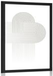 Dovido Poszter összekötött szivárványok Mid-Century. - 40x60 white