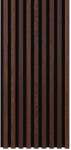 LDA Premium Panou acustic riflaj MDF LDA Premium, stejar maro inchis, 260x40 cm (LDA-Riflaj-DabBrazowy)