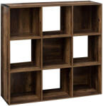 5five Simple Smart Biblioteca Ceda cu 9 compartimente, PAL maro, 101x32x101 cm (JJ-181388) Biblioteca