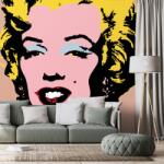 Dovido Öntapadó tapéta pop art Marilyn Monroe barna háttéren - 490x330