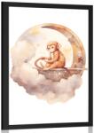 Dovido Poszter álmodozó majom. - 30x45 white