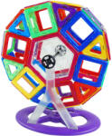 MAGPLAYER Joc de constructie magnetic educativ Magplayer, 118 piese, 2D si 3D (MPT-118)